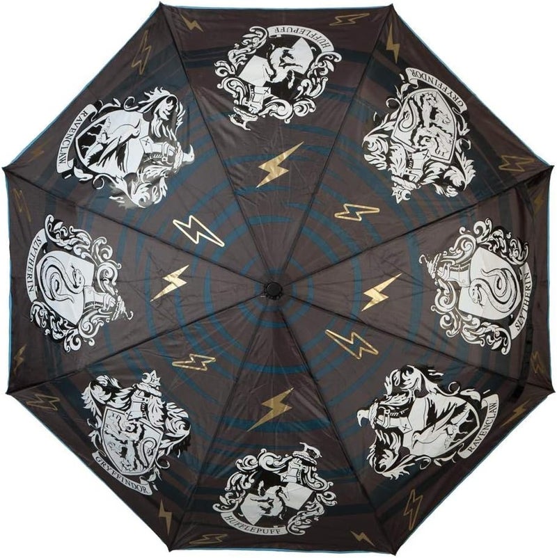 Bio World Harry Potter Hogwarts Houses Color Changing Umbrella - Image 2